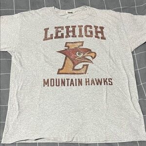 Gray Lehigh Mountain Hawks T-Shirt